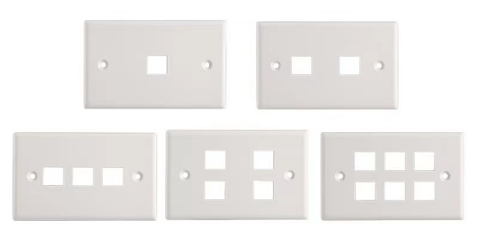 USA 1 2 3 4 6 Ports faceplate（找华隆，1.1元/PC）