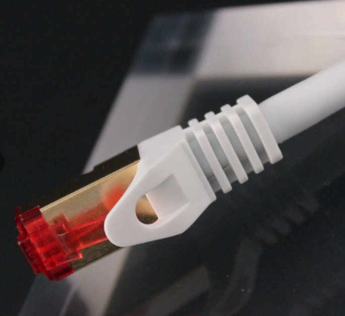 SFTP CAT6A/CAT7 26AWG(7/0.16MM) BC PVC White